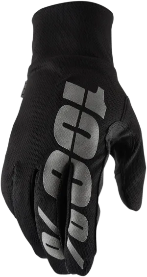 100% Hydromatic Waterproof Gloves - Black - Medium 10017-00001