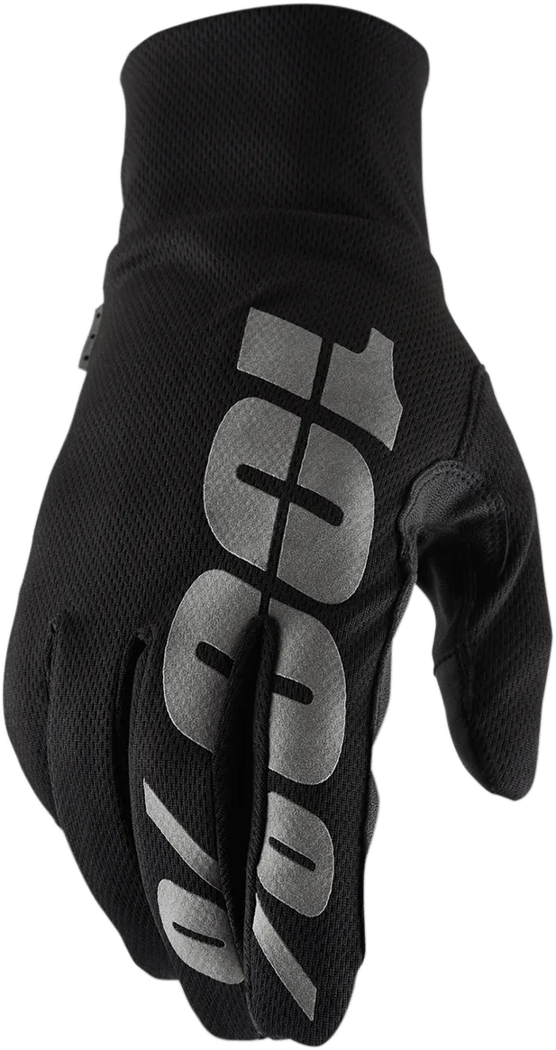 100% Hydromatic Waterproof Gloves - Black - Medium 10017-00001
