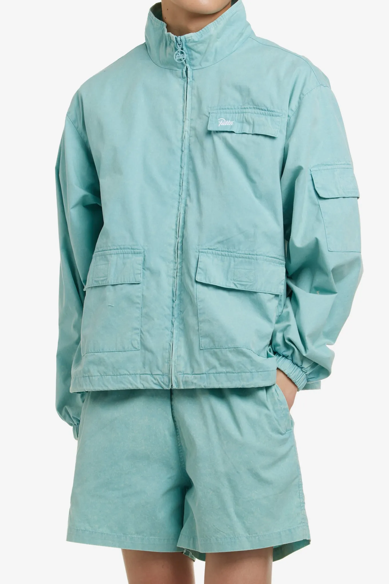 ACID WASHED TRACK JACKET