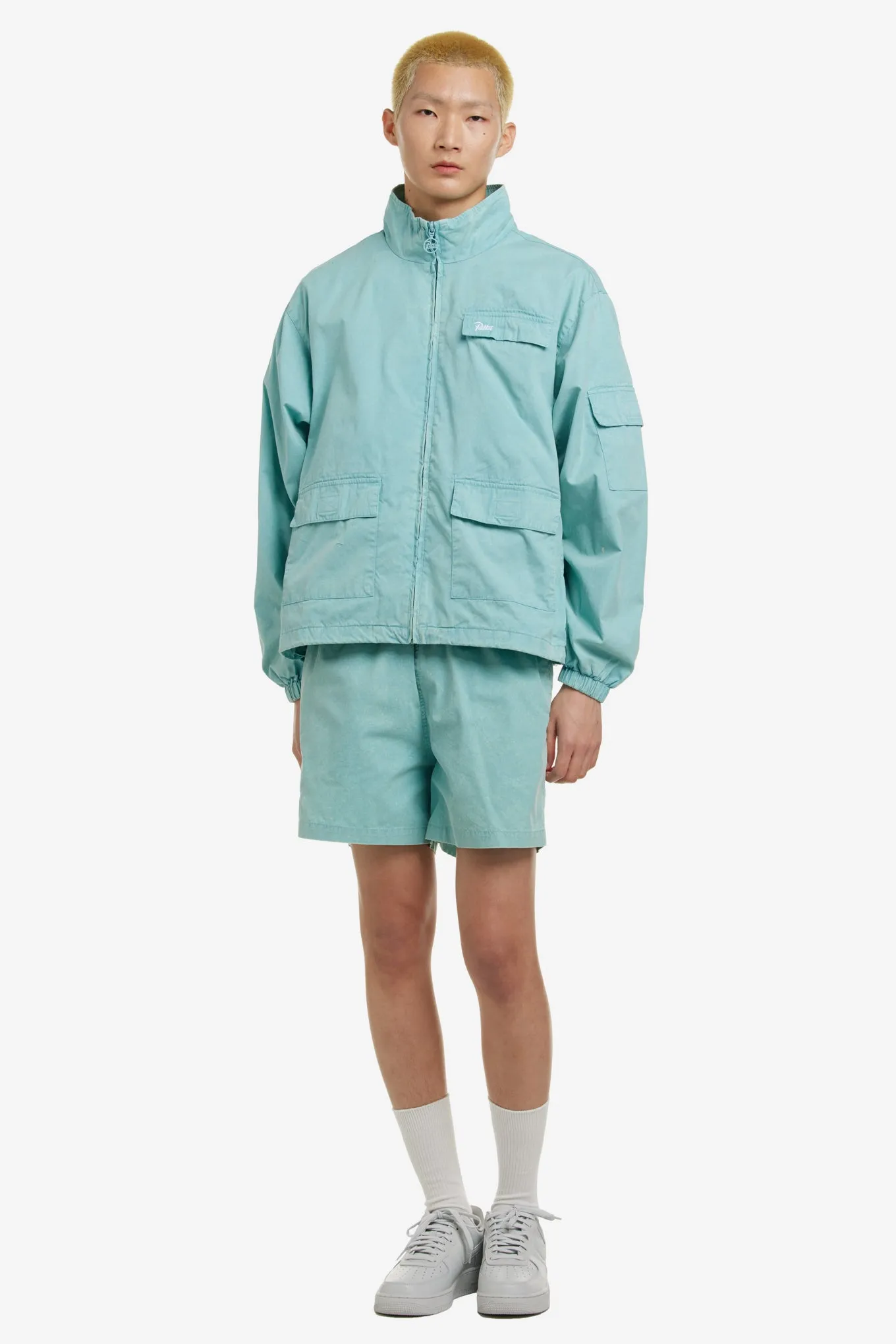 ACID WASHED TRACK JACKET