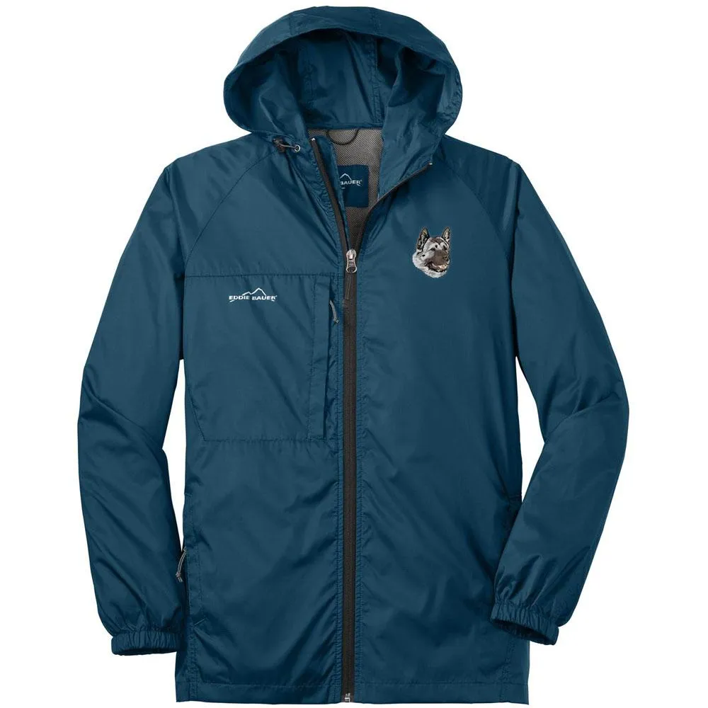 Akita Embroidered Mens Eddie Bauer Packable Wind Jacket
