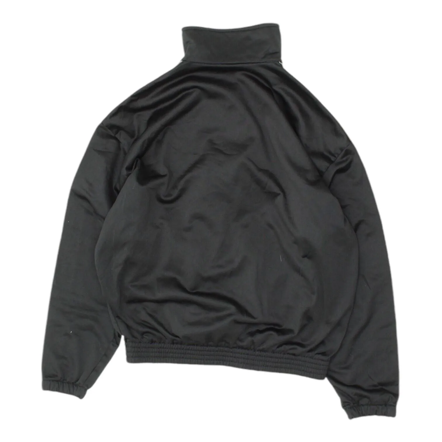 Asics Mens Black Tape Logo Track Jacket | Vintage 90s Tracksuit Top Sportswear