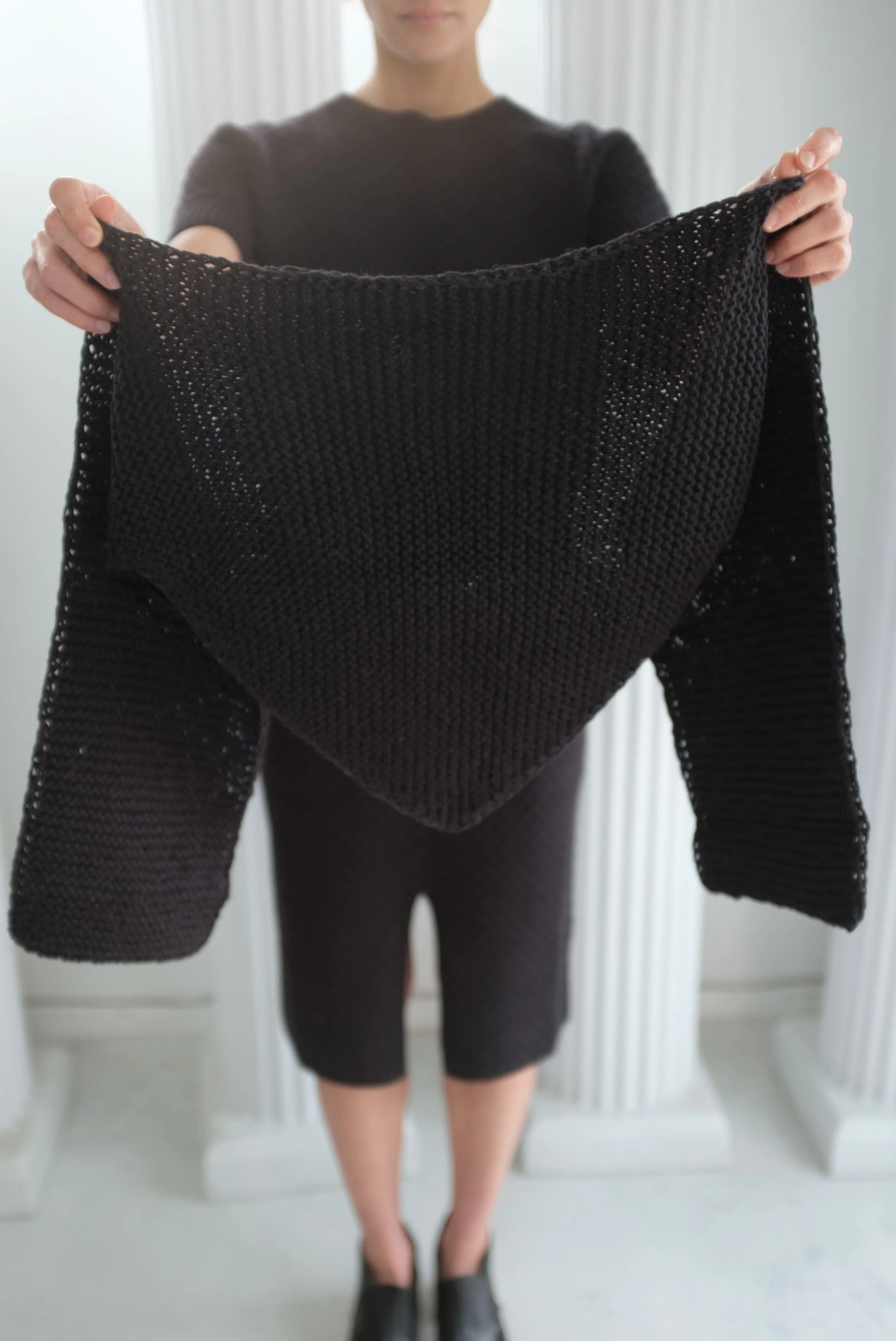 Beklina Knit Babushka Scarf