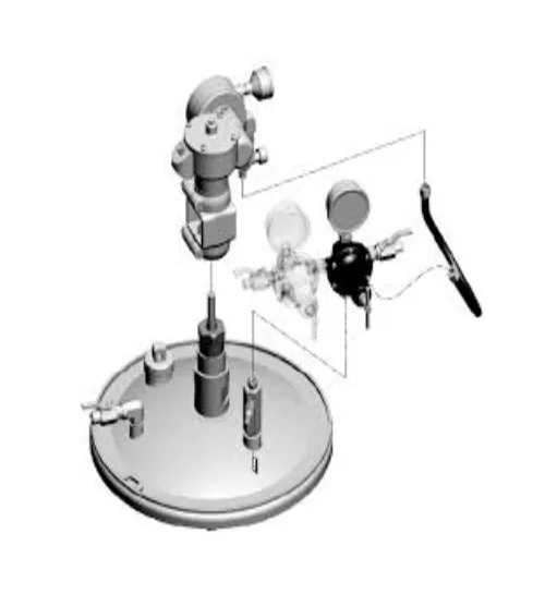 Binks 183G 5 Gallons ASME Galvanized Carbon Steel Pressure Tank - Single Regulated & No Agitator