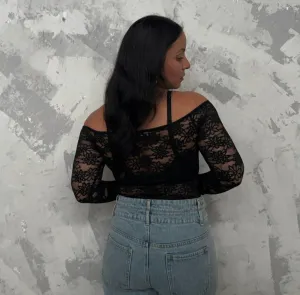 Black Lace Top