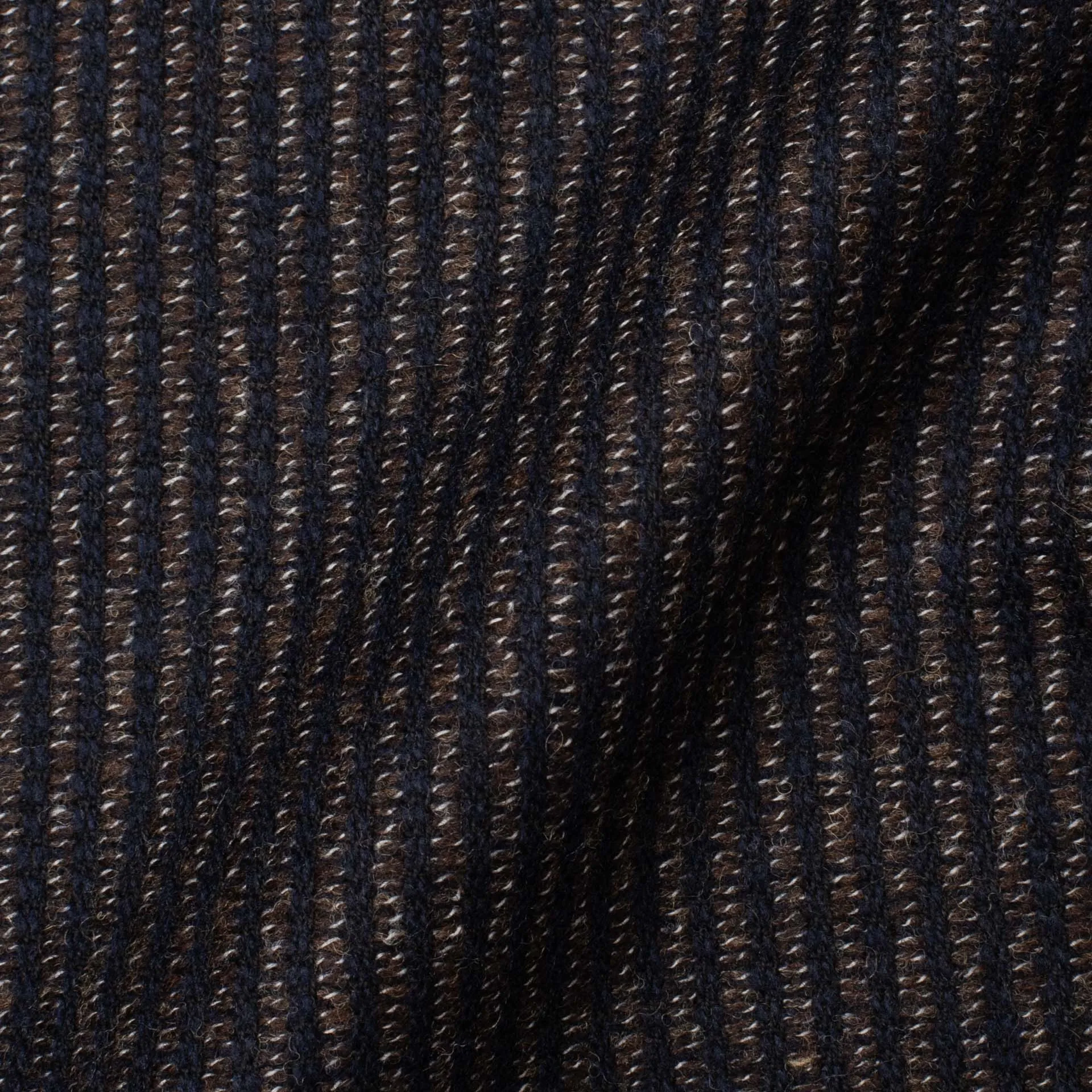BOGLIOLI "K.Jacket" Brown Striped Wool-Cotton-Cashmere Unlined Jacket 50 NEW 40