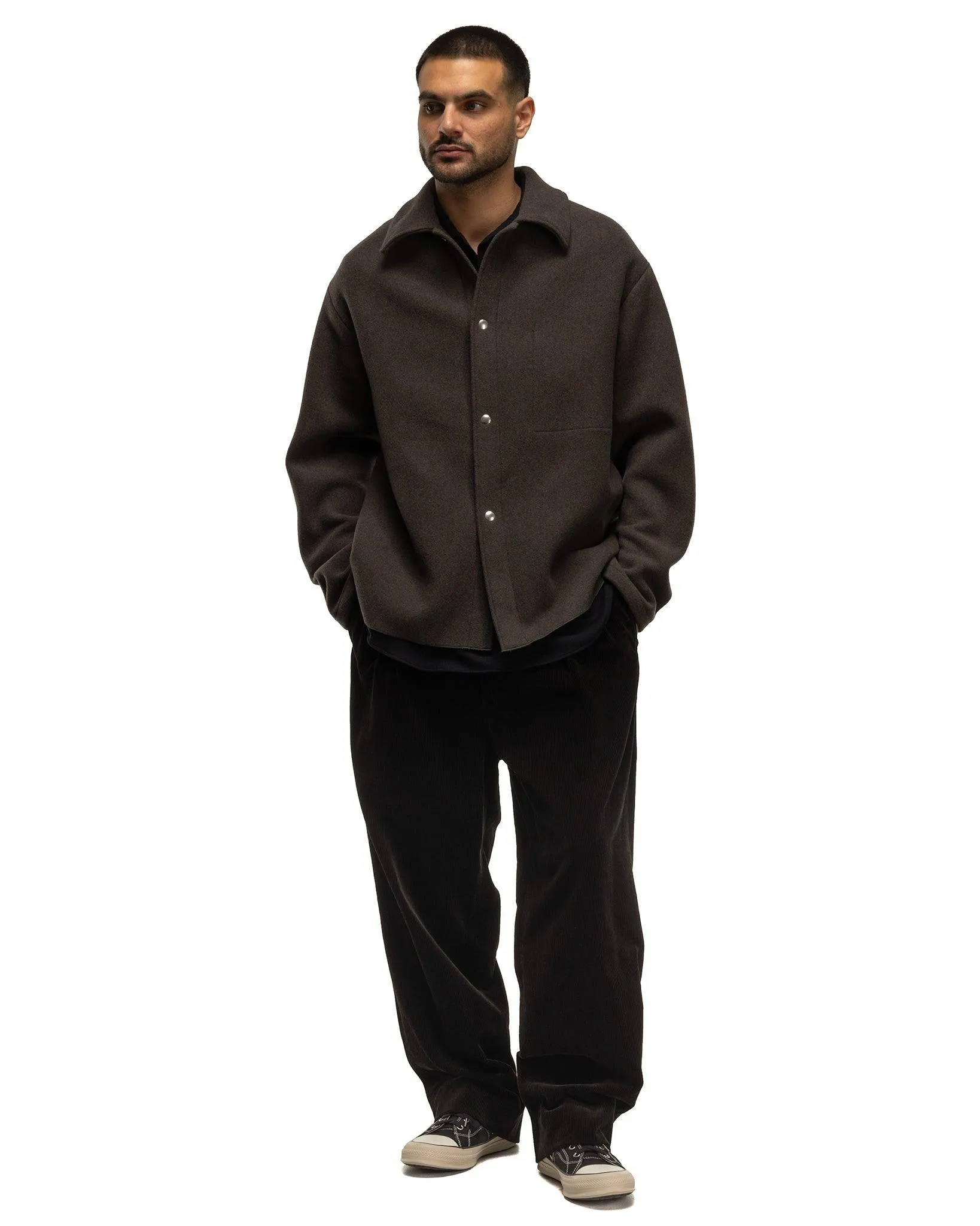 Cashmere Blend Work Jacket Dust Grey