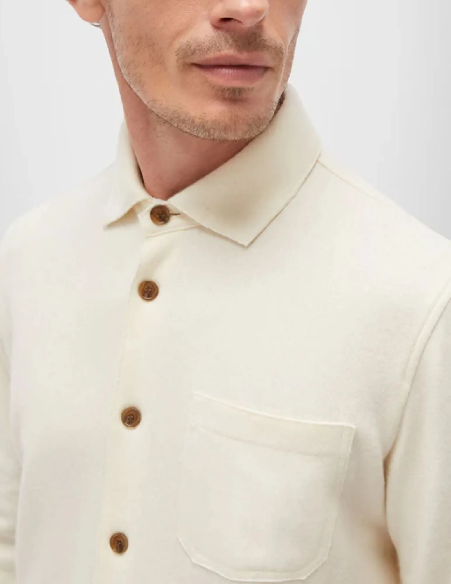 Cashmere Overshirt | Cream