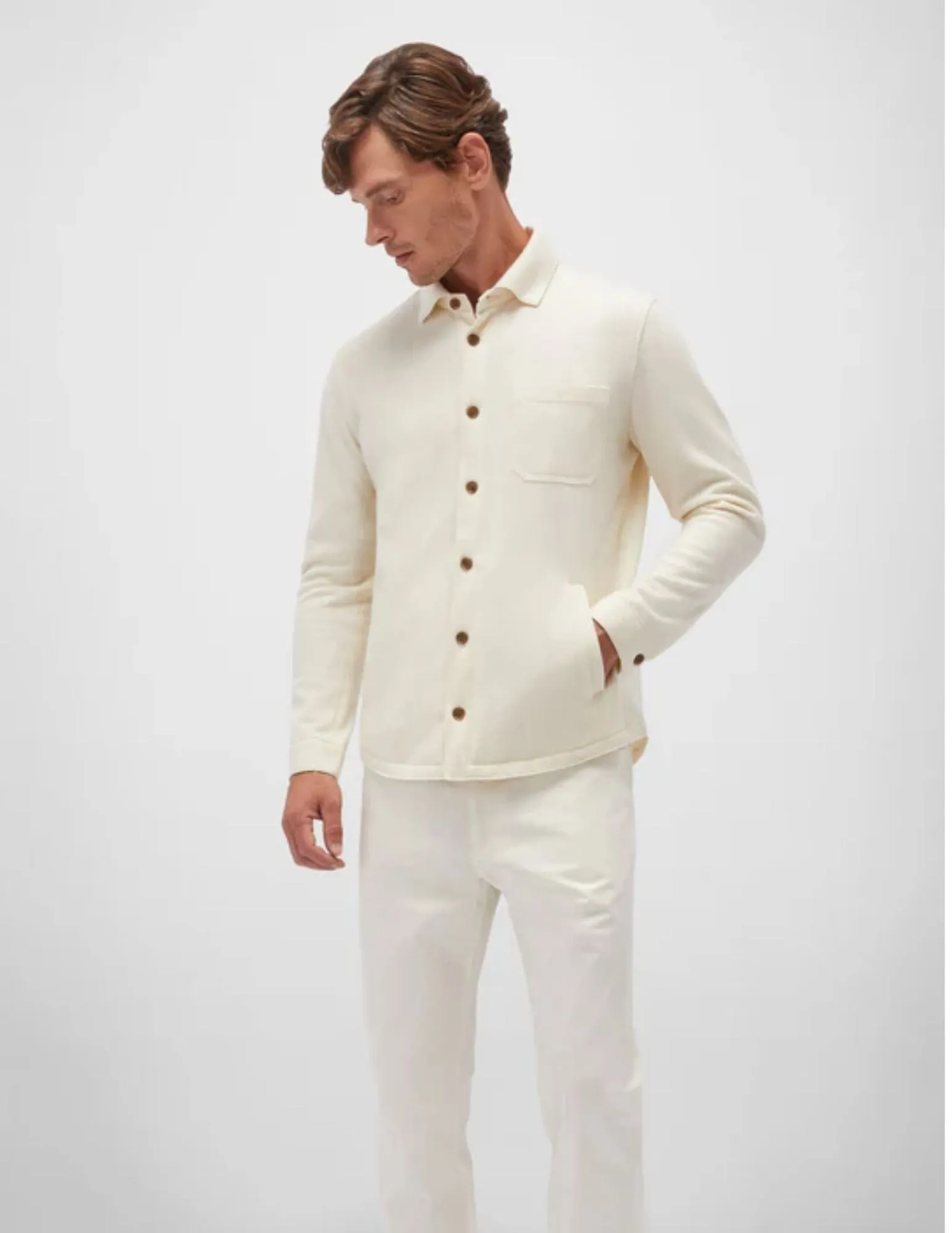 Cashmere Overshirt | Cream