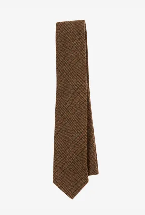 Cashmere Tie Fawn Glen Plaid Multi Overcheck
