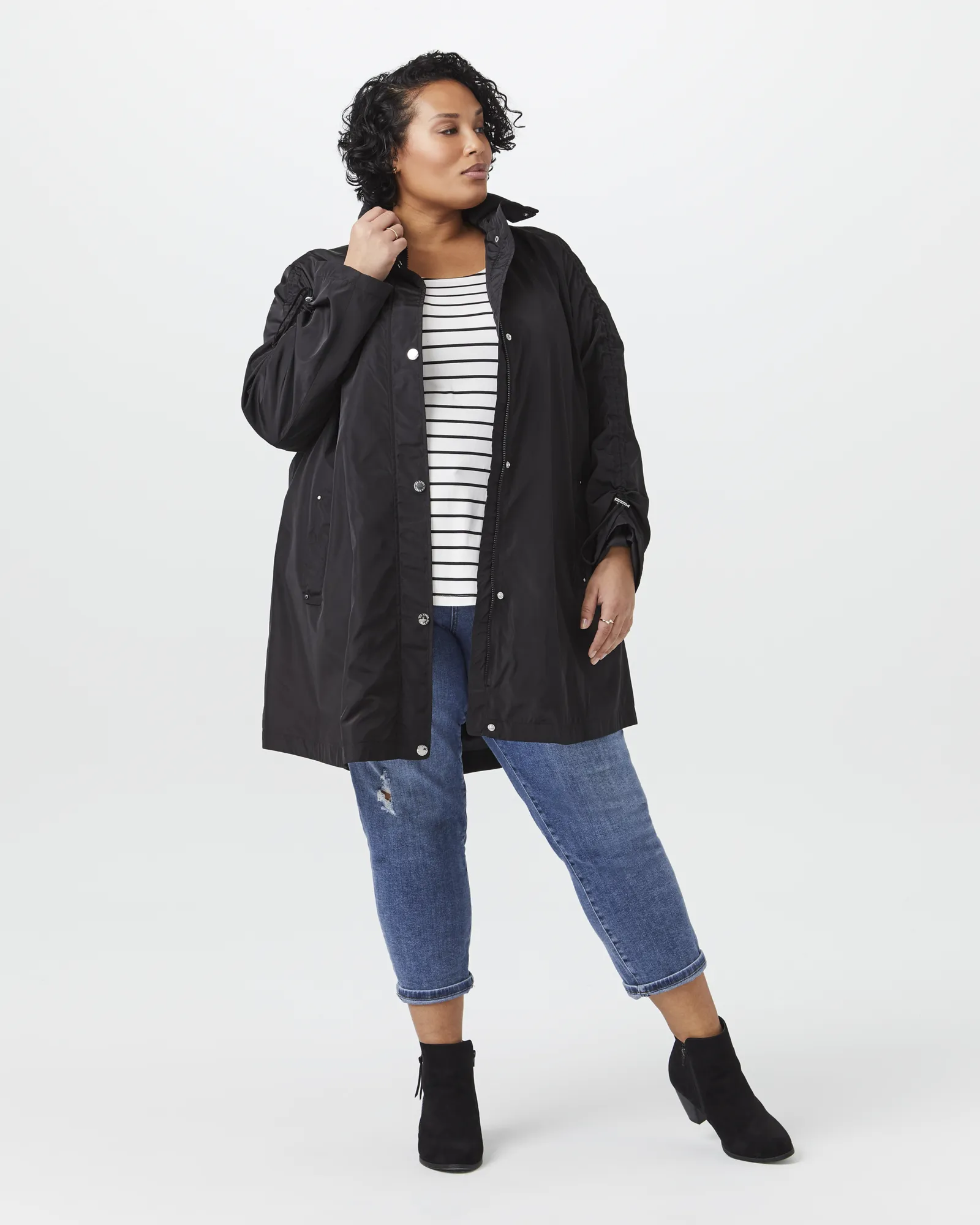Cecily Anorak Jacket | Black