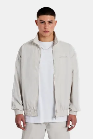 Cernucci Panelled Nylon Track Jacket - Stone