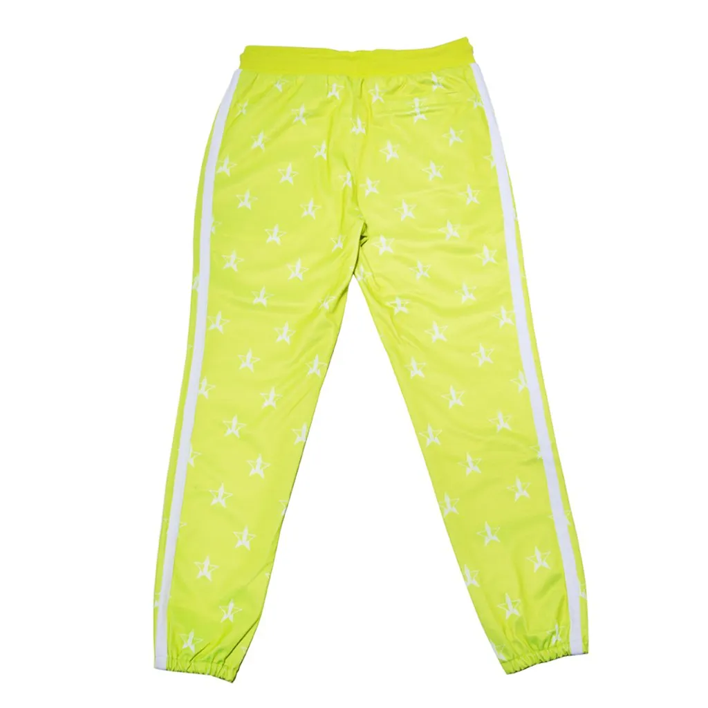 Chartreuse Track Jogger