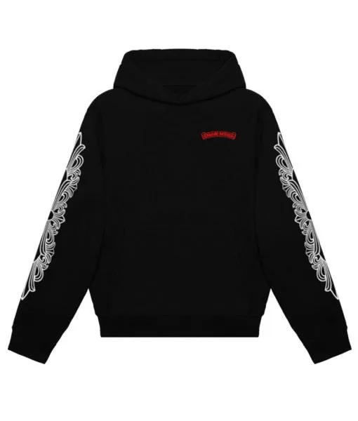 Chrome Hearts X Matty Boy Chomper Mouth Black Pullover Hoodie