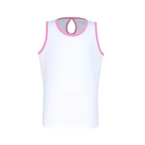 #Cottage Court White Keyhole Tank - New!