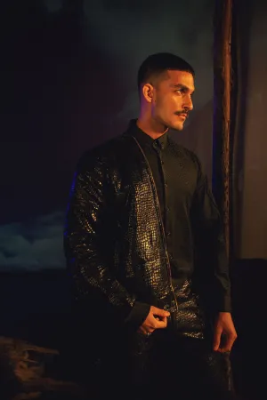 Crocodile-Faux-Sued-Jacket