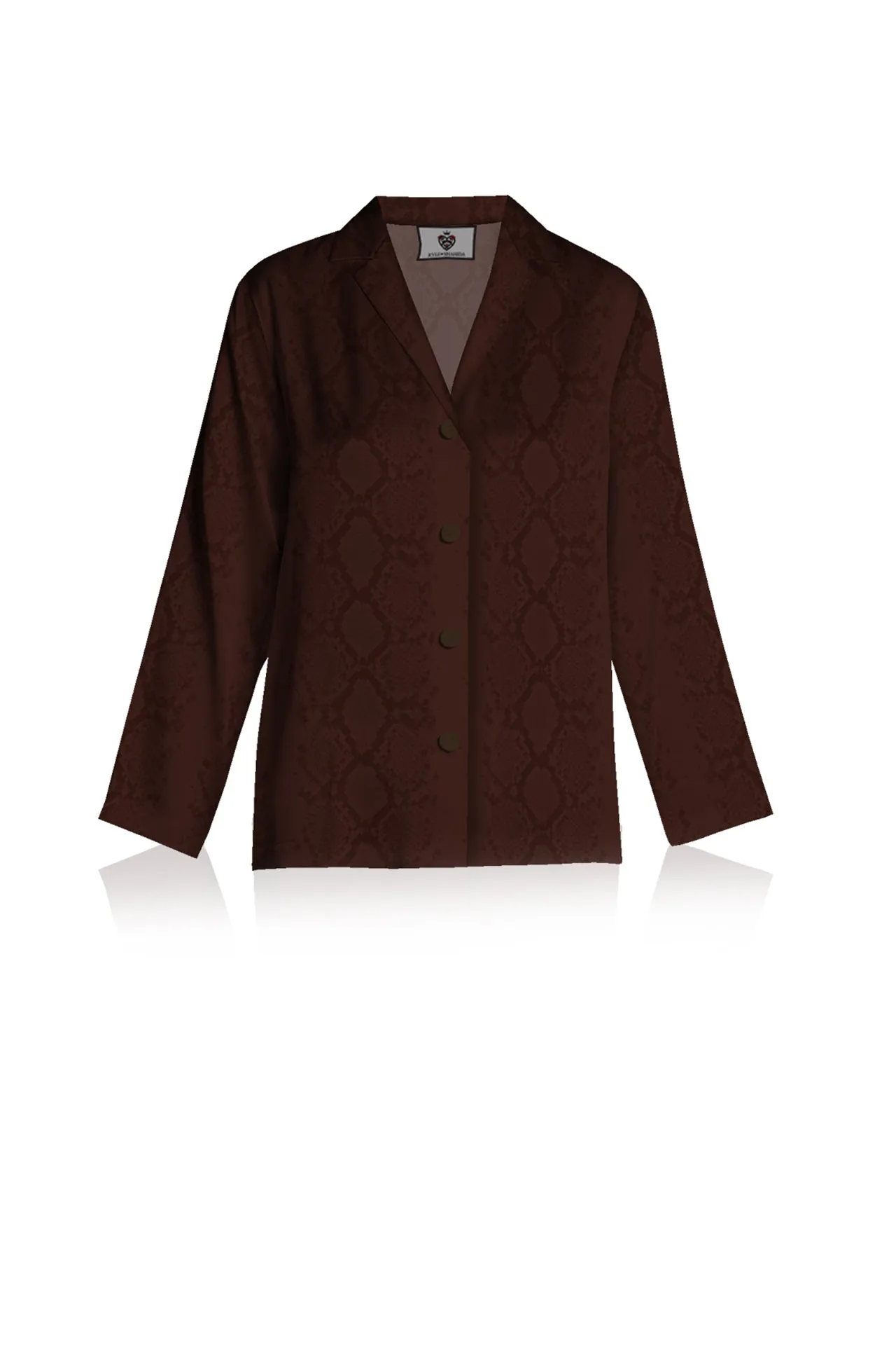Cupro Silk Jacket and Pant Set for Women