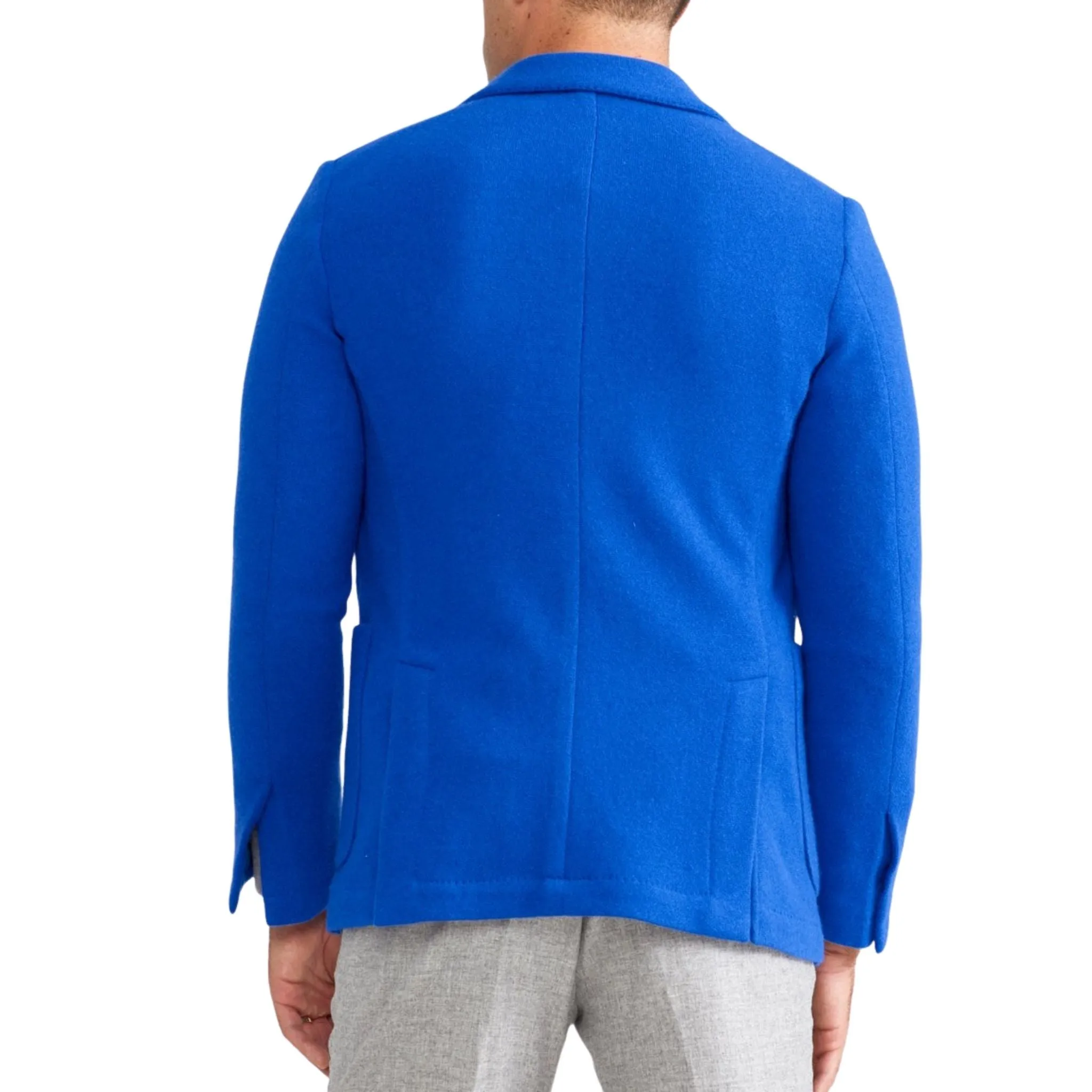 DB Wool and Cashmere Jacket in Cobalt