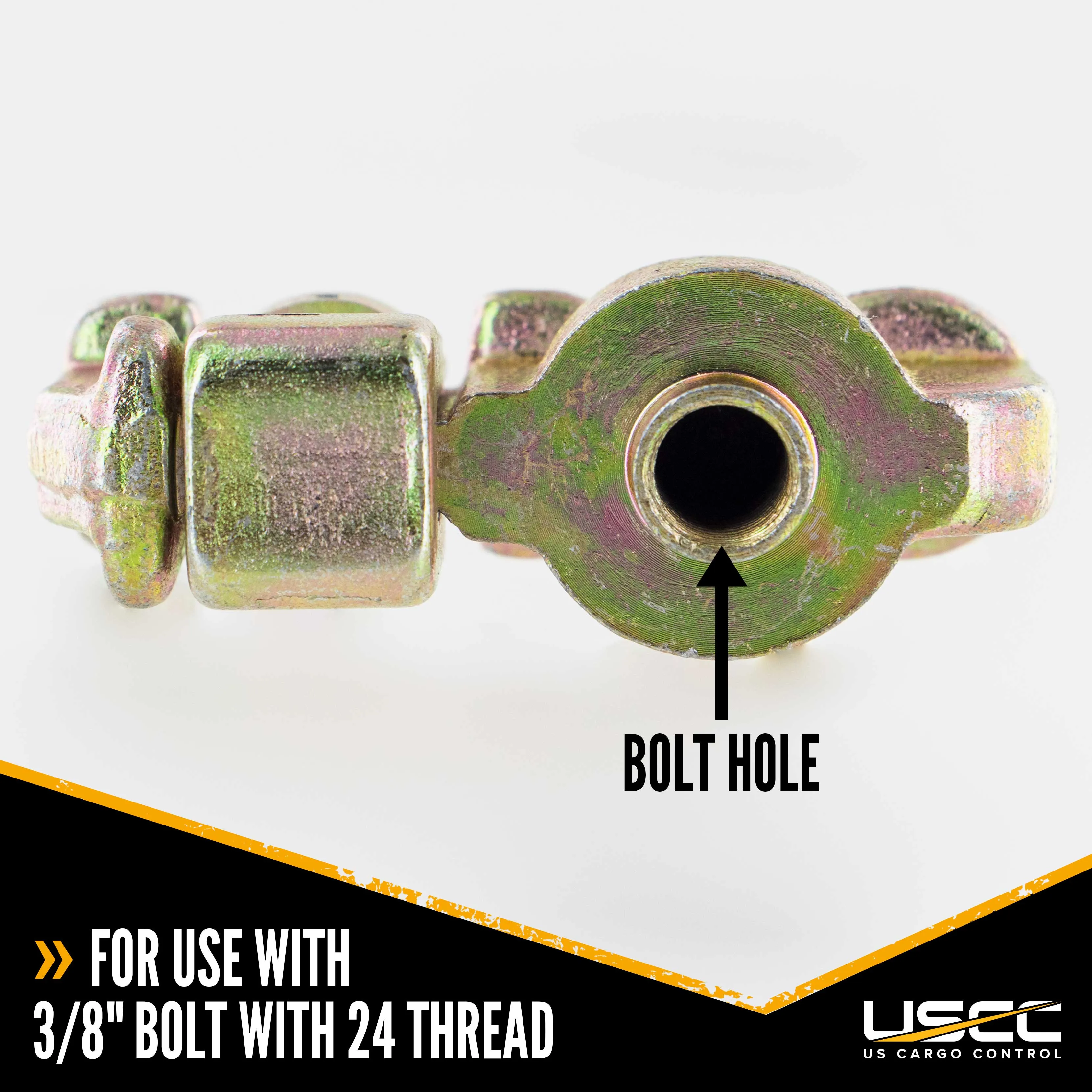 Double Stud Fitting w/ Bolt Thread | 4,000 lbs. BS