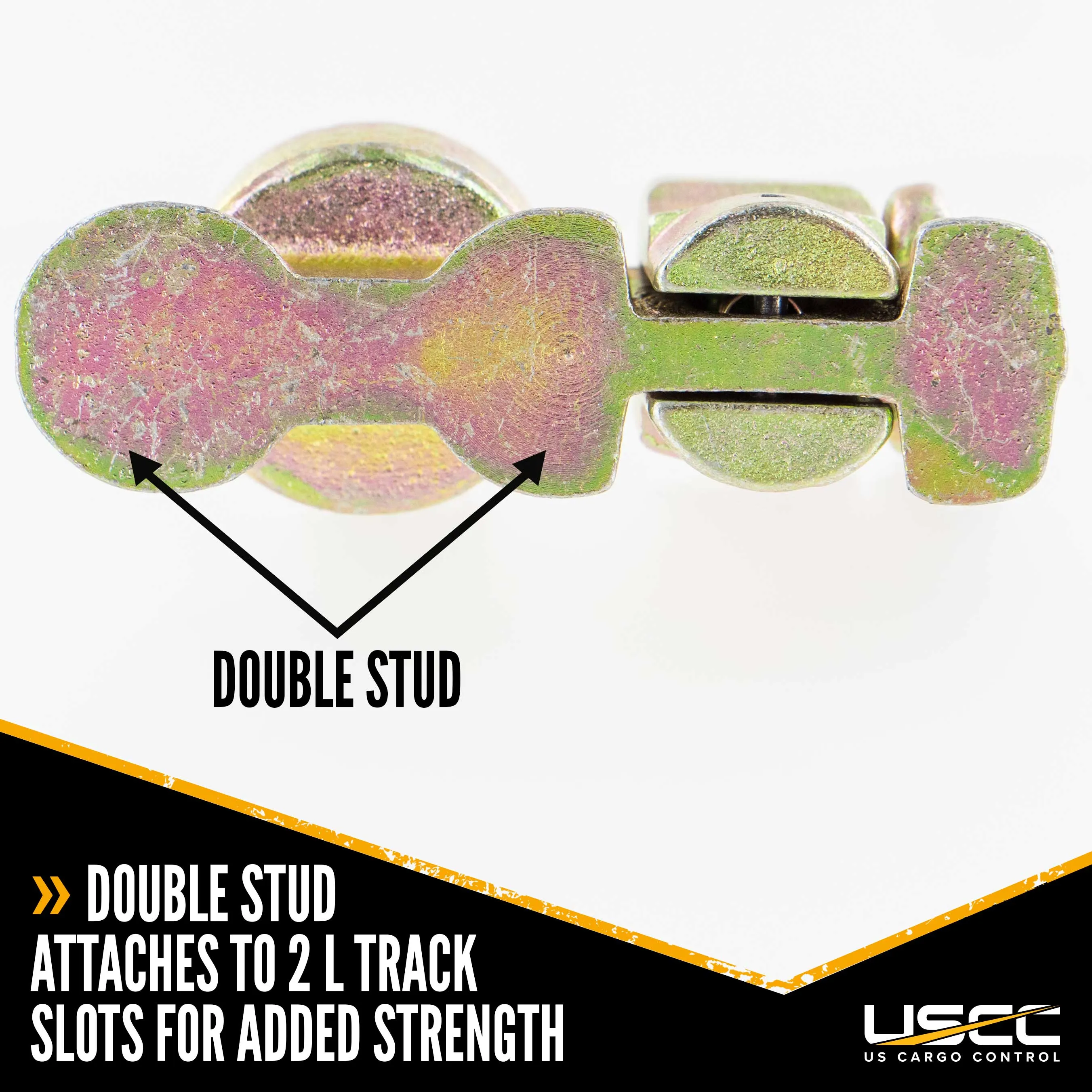 Double Stud Fitting w/ Bolt Thread | 4,000 lbs. BS