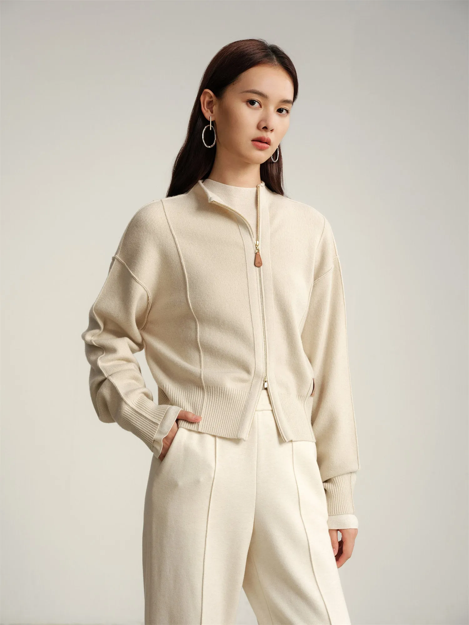 EP YAYING Yak Wool Knitted Sweater