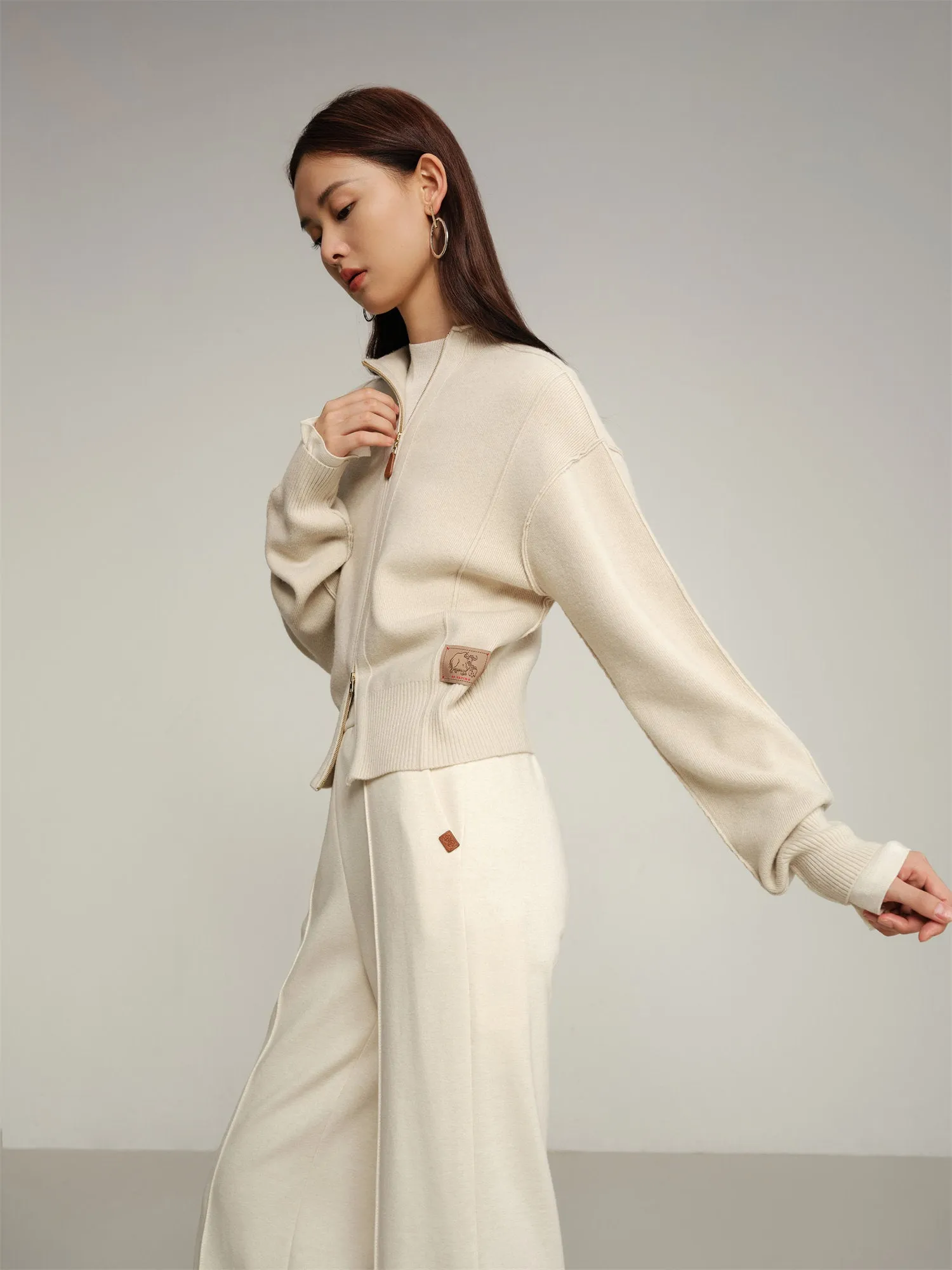 EP YAYING Yak Wool Knitted Sweater