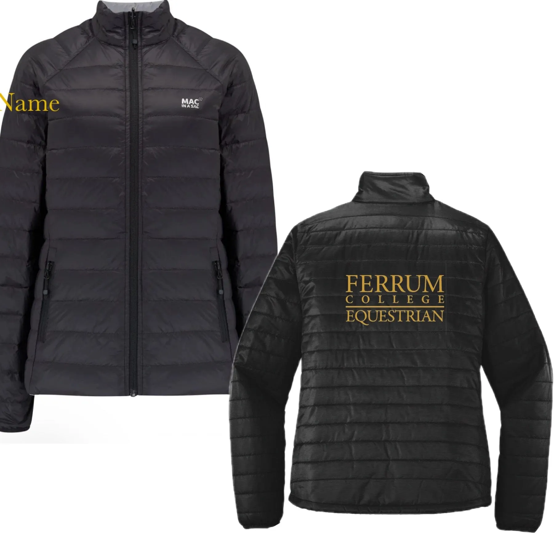 Ferrum College Equestrian- Puffy Jacket