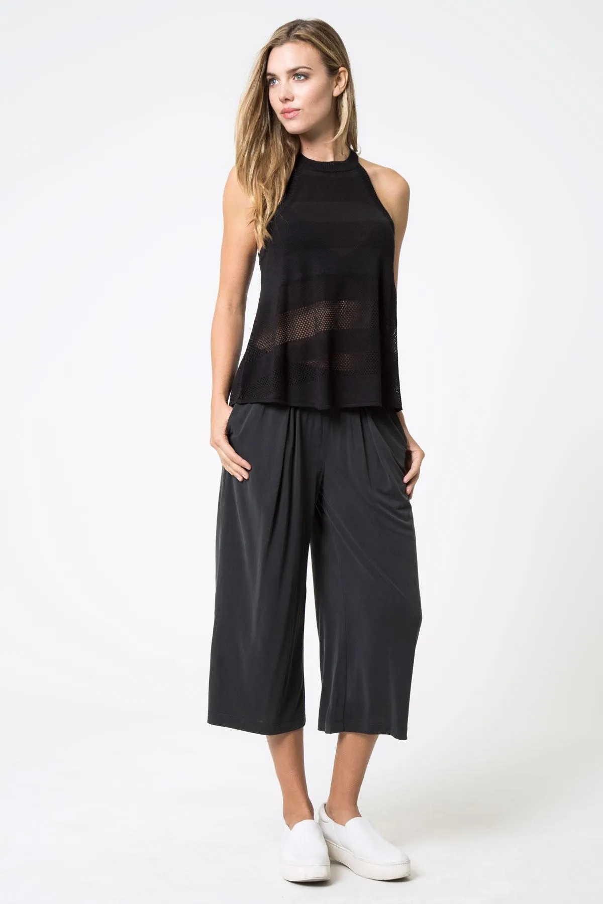 Halter Tank Top - Sleeveless - Allude
