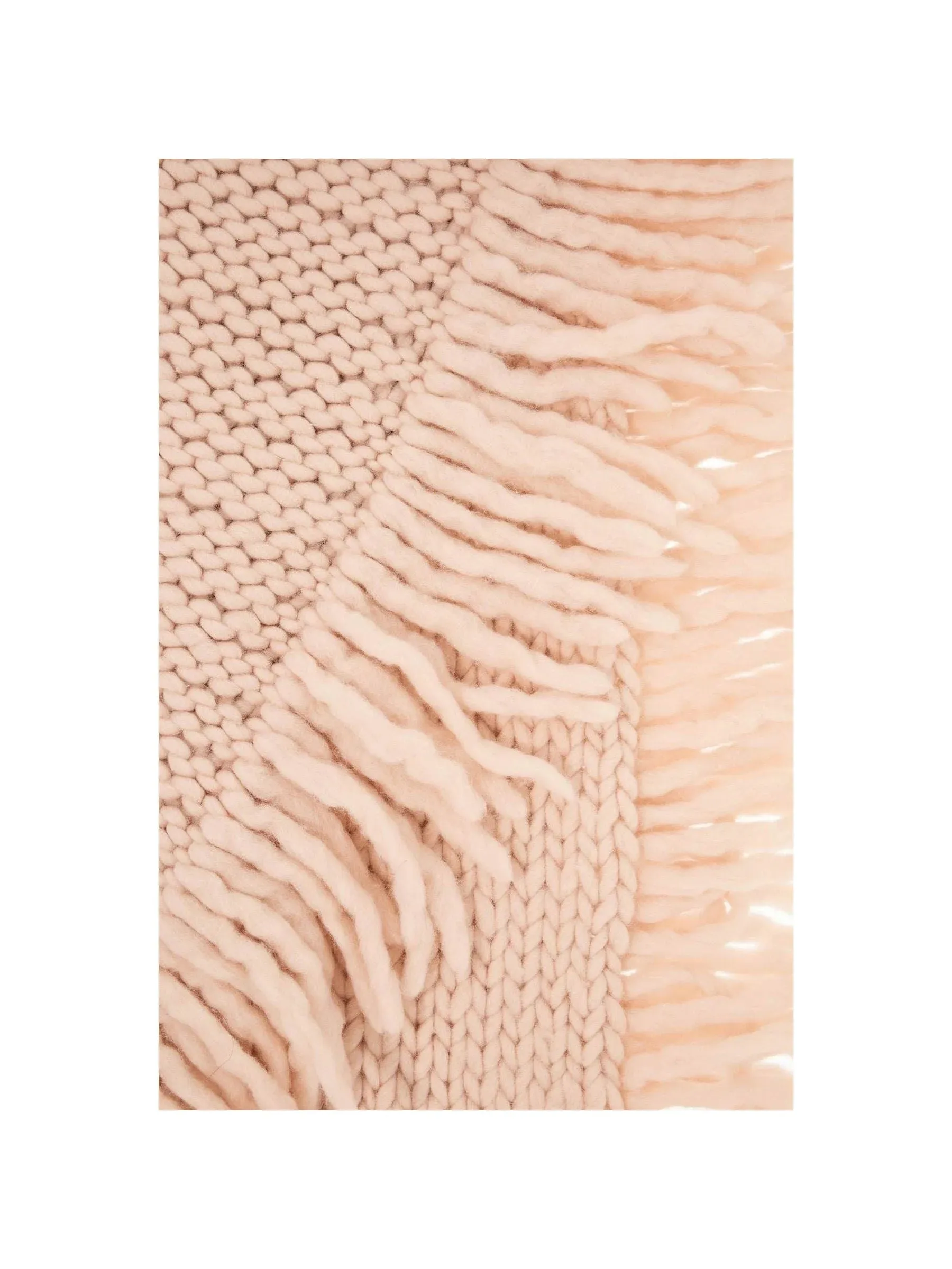 Heavy Knit Wool Scarf