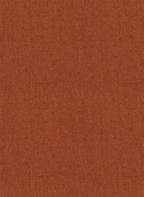 Italian Wool Cashmere Ginger Orange Suit