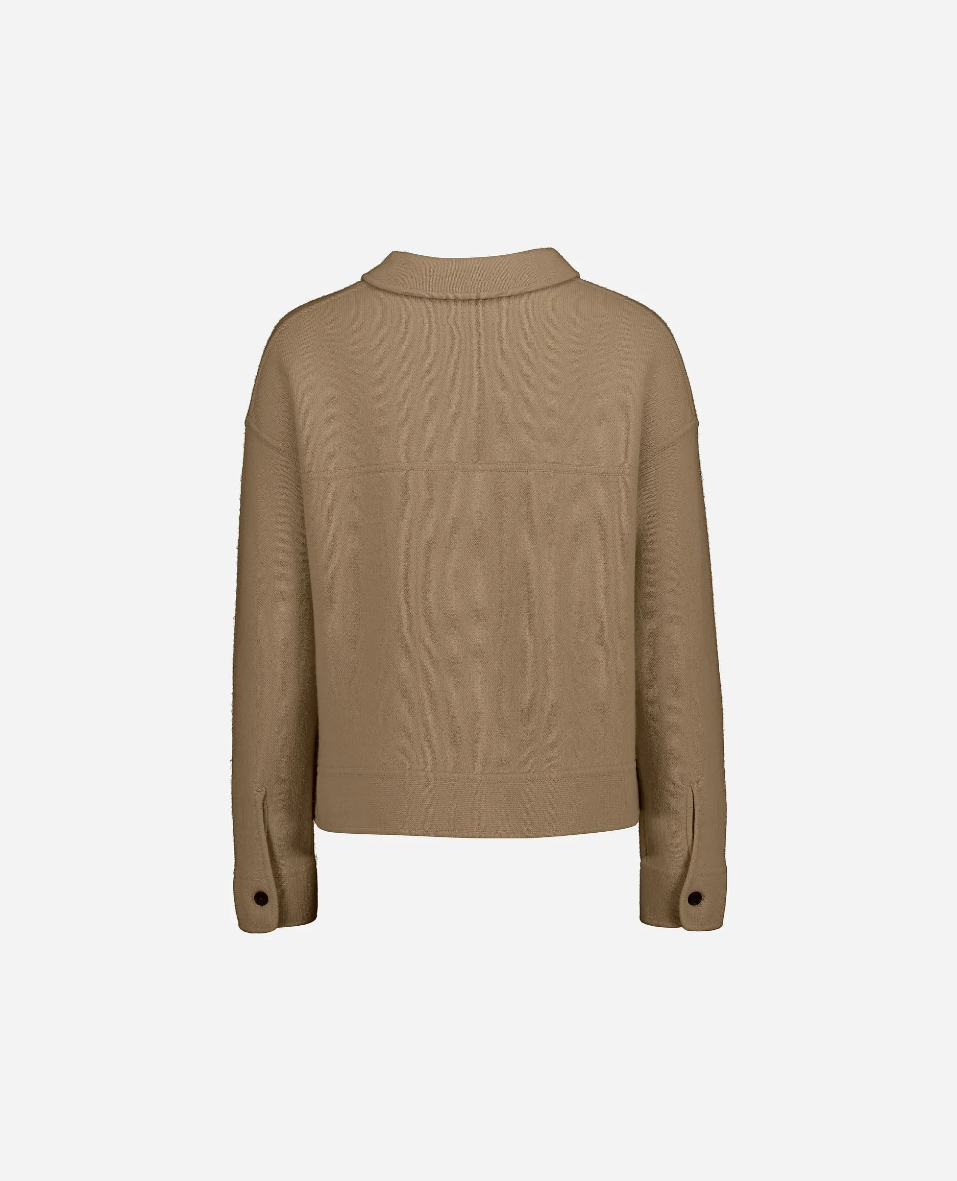 Jacket aus Cashmere-Mischung in Beige