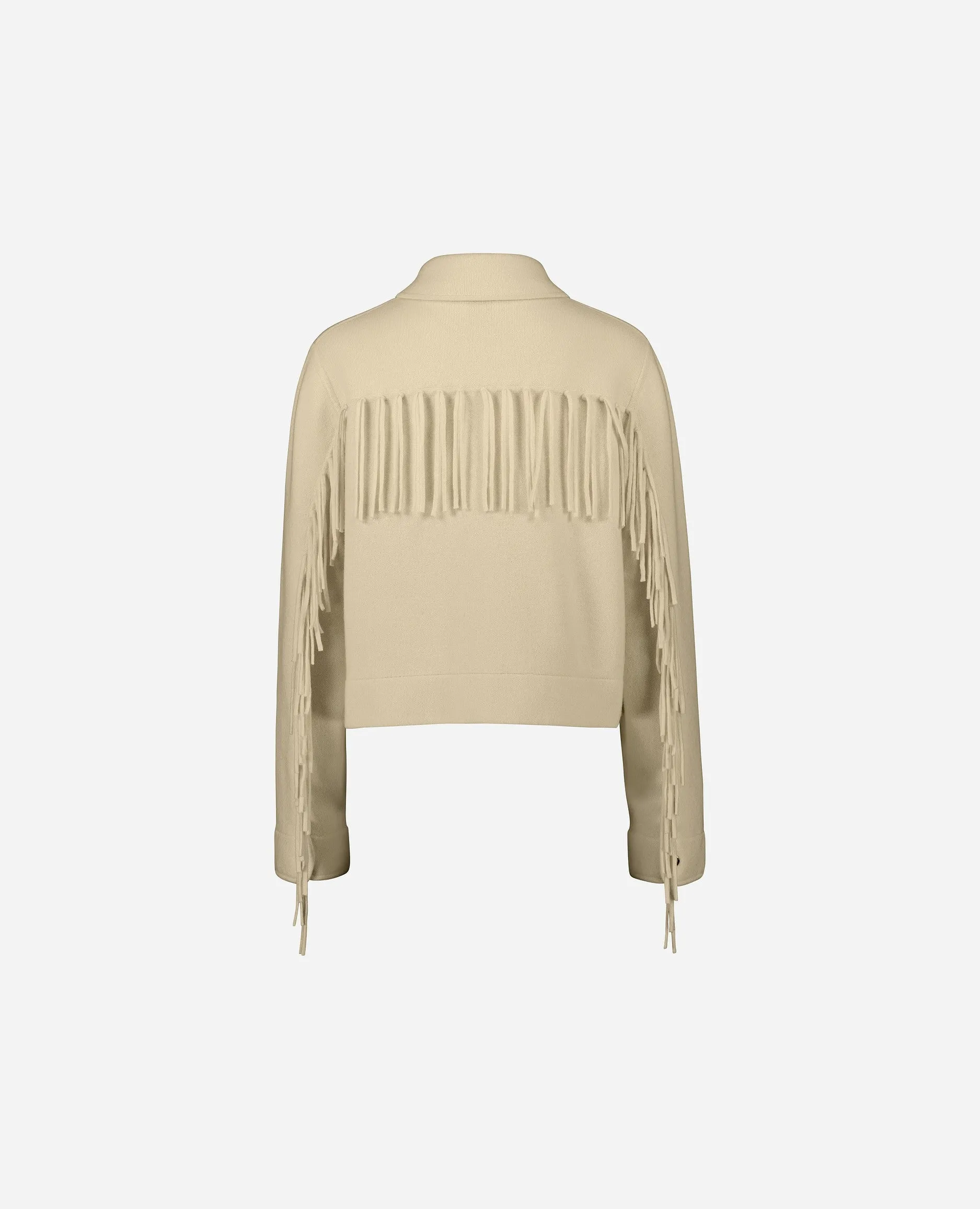 Jacket aus Cashmere-Mischung in Beige
