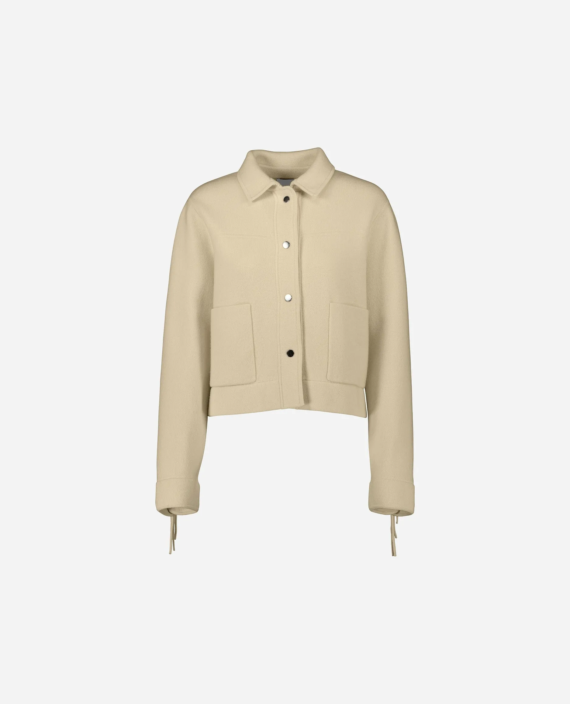 Jacket aus Cashmere-Mischung in Beige