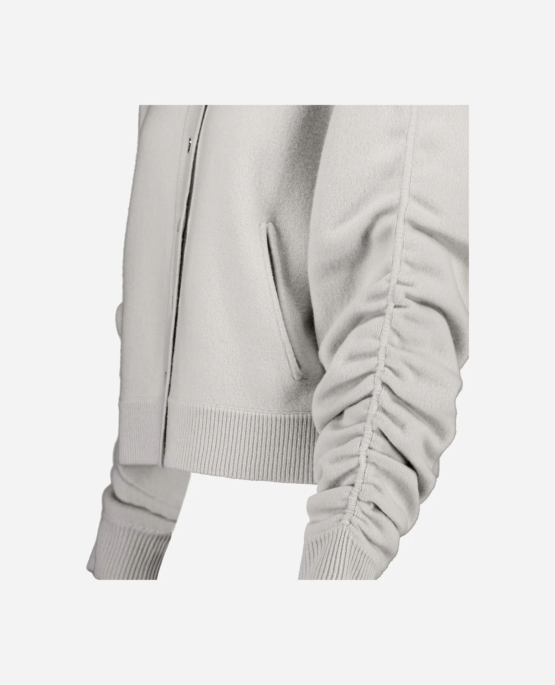 Jacket aus Cashmere-Mischung in Grau