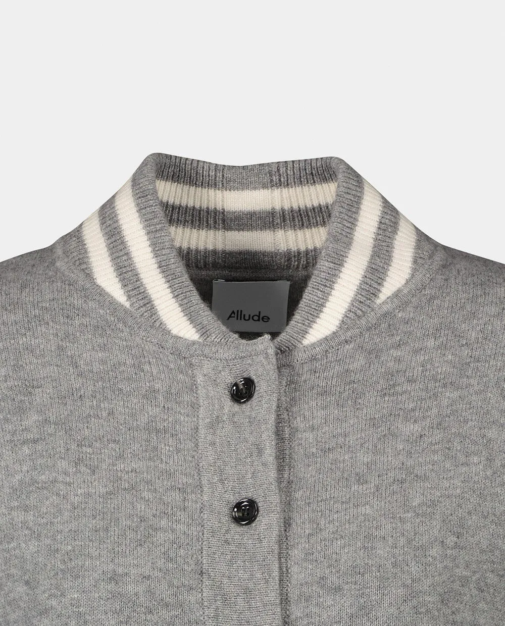 Jacket aus Cashmere-Mischung in Grau
