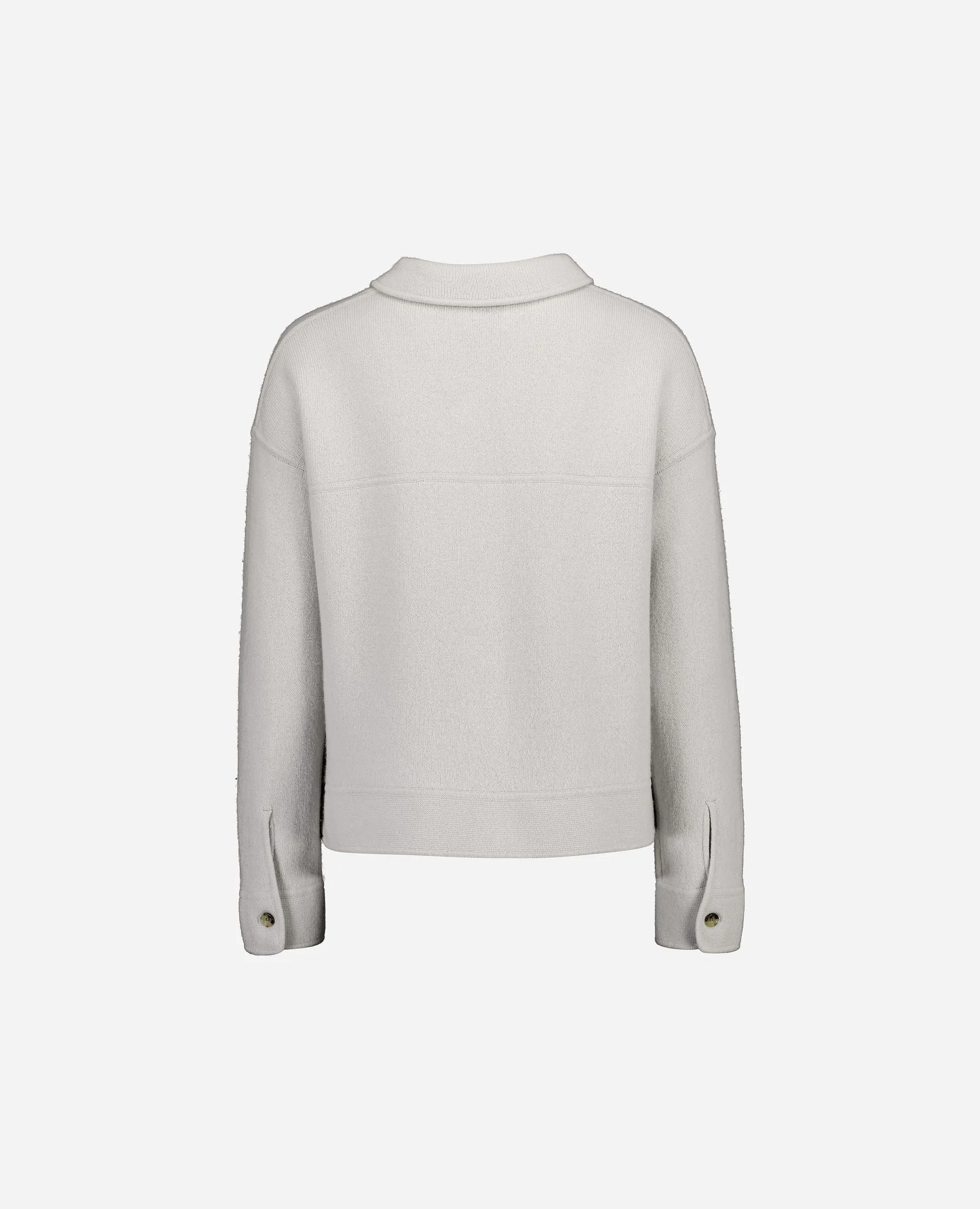 Jacket aus Cashmere-Mischung in Grau