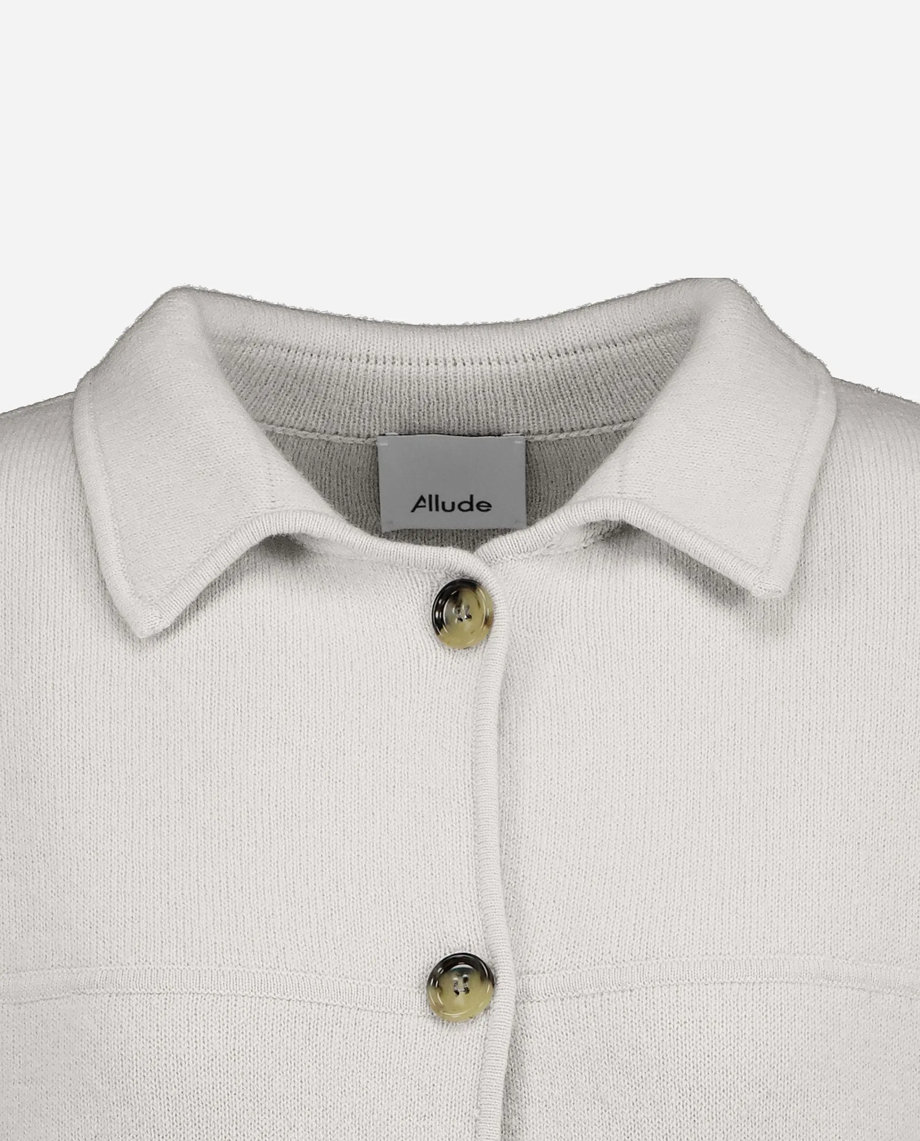 Jacket aus Cashmere-Mischung in Grau