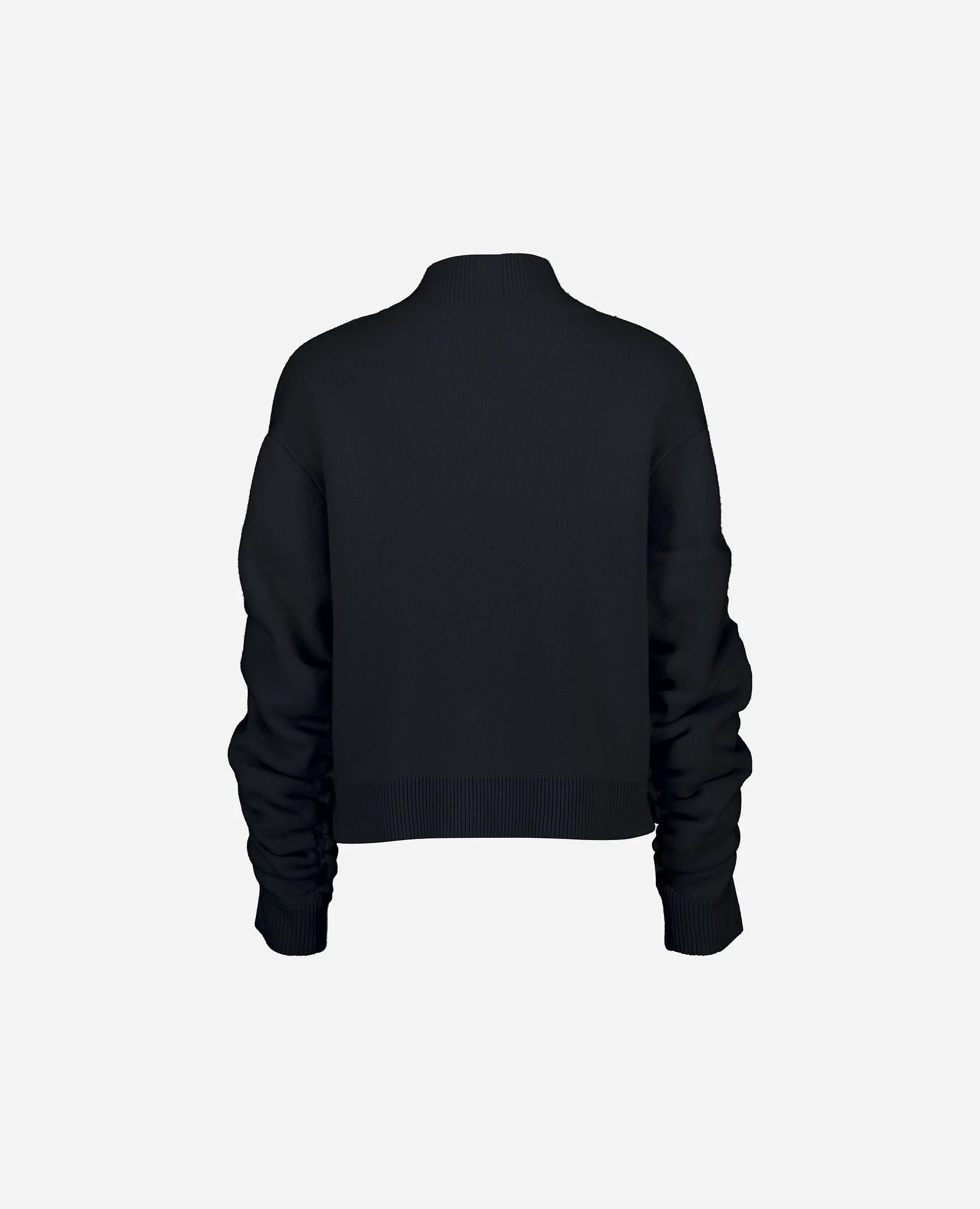Jacket aus Cashmere-Mischung in Navy