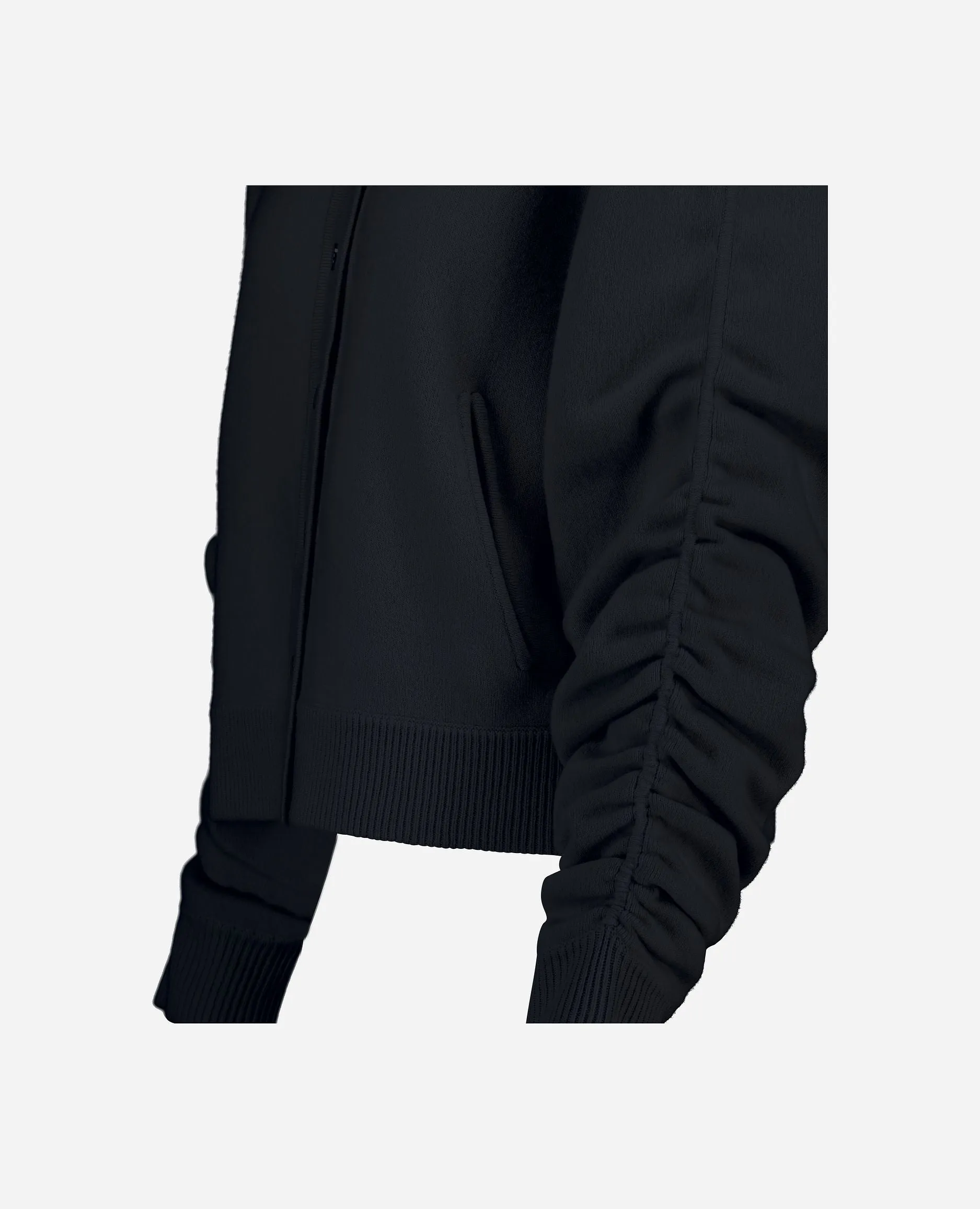 Jacket aus Cashmere-Mischung in Navy