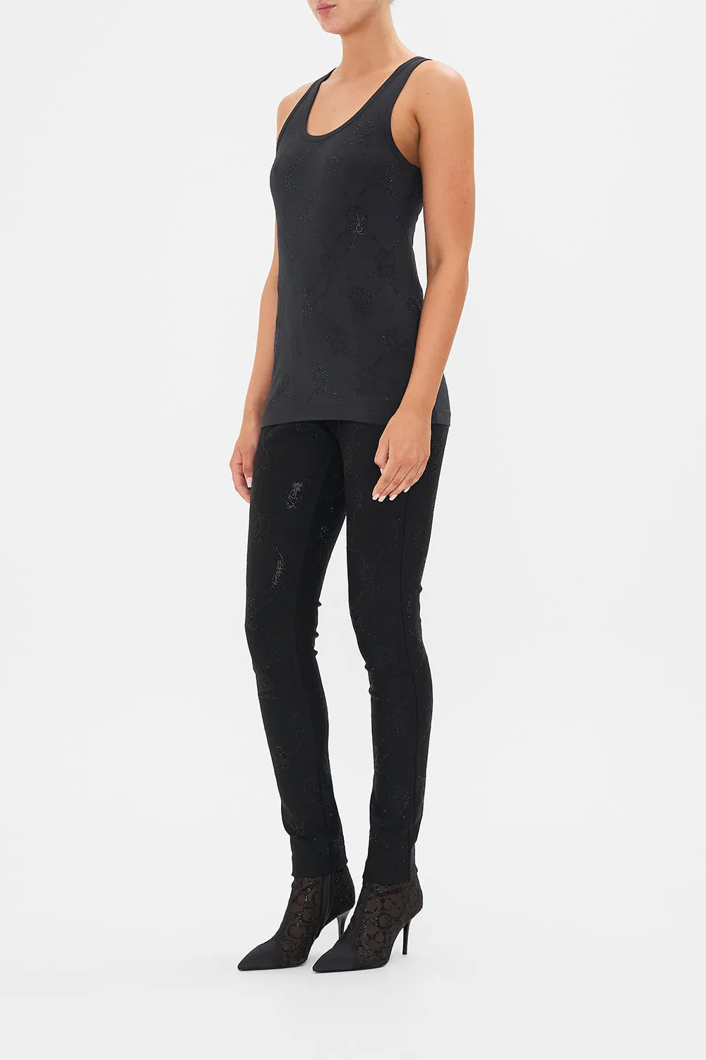 JERSEY SCOOP NECK TANK TOP AMSTERGLAM