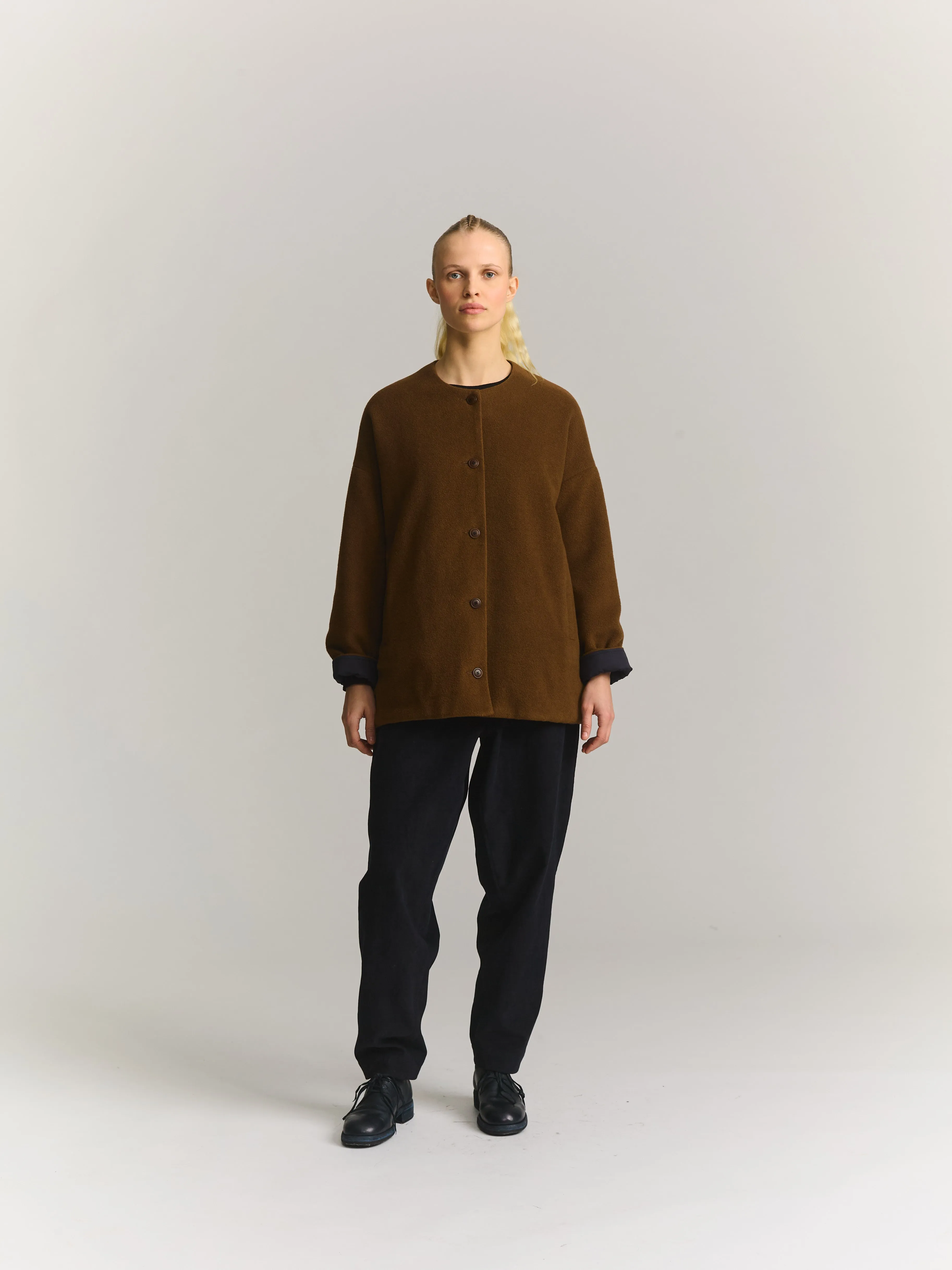 JULIA JACKET - KASPER - FUDGE