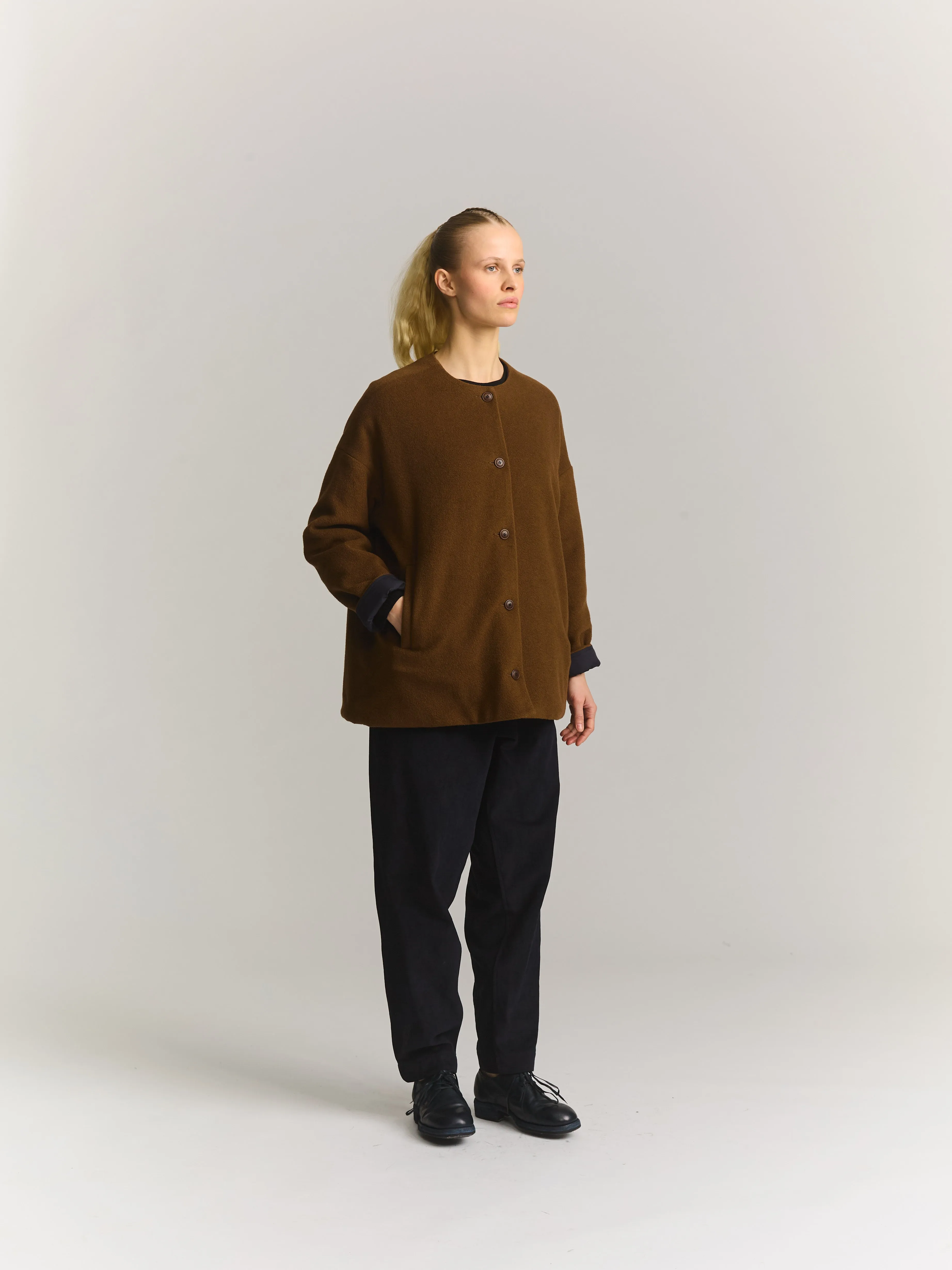 JULIA JACKET - KASPER - FUDGE