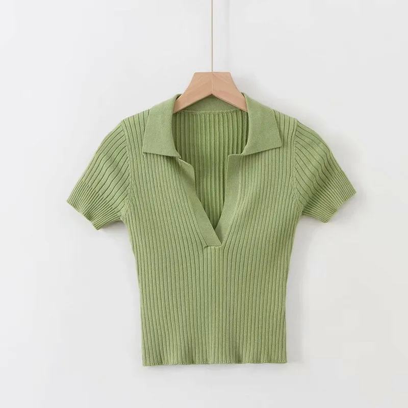 Knitted Crop Top