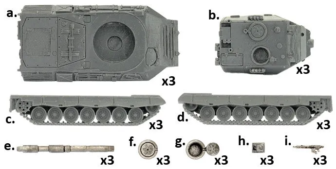 Leopard 1 Panzer Zug (Plastic)