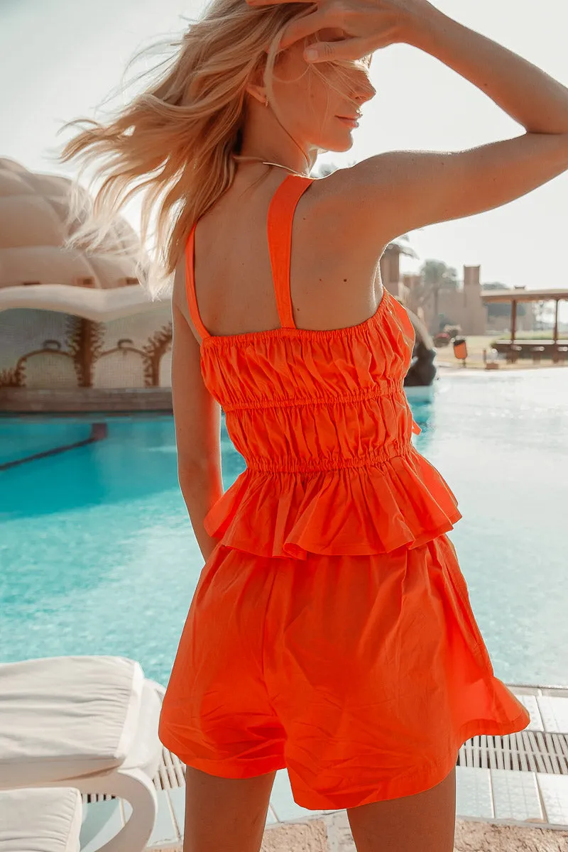 Majorca Top - Burnt Orange