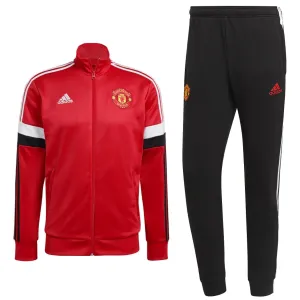 Manchester United Casual 3S presentation Soccer tracksuit 2021/22 - Adidas