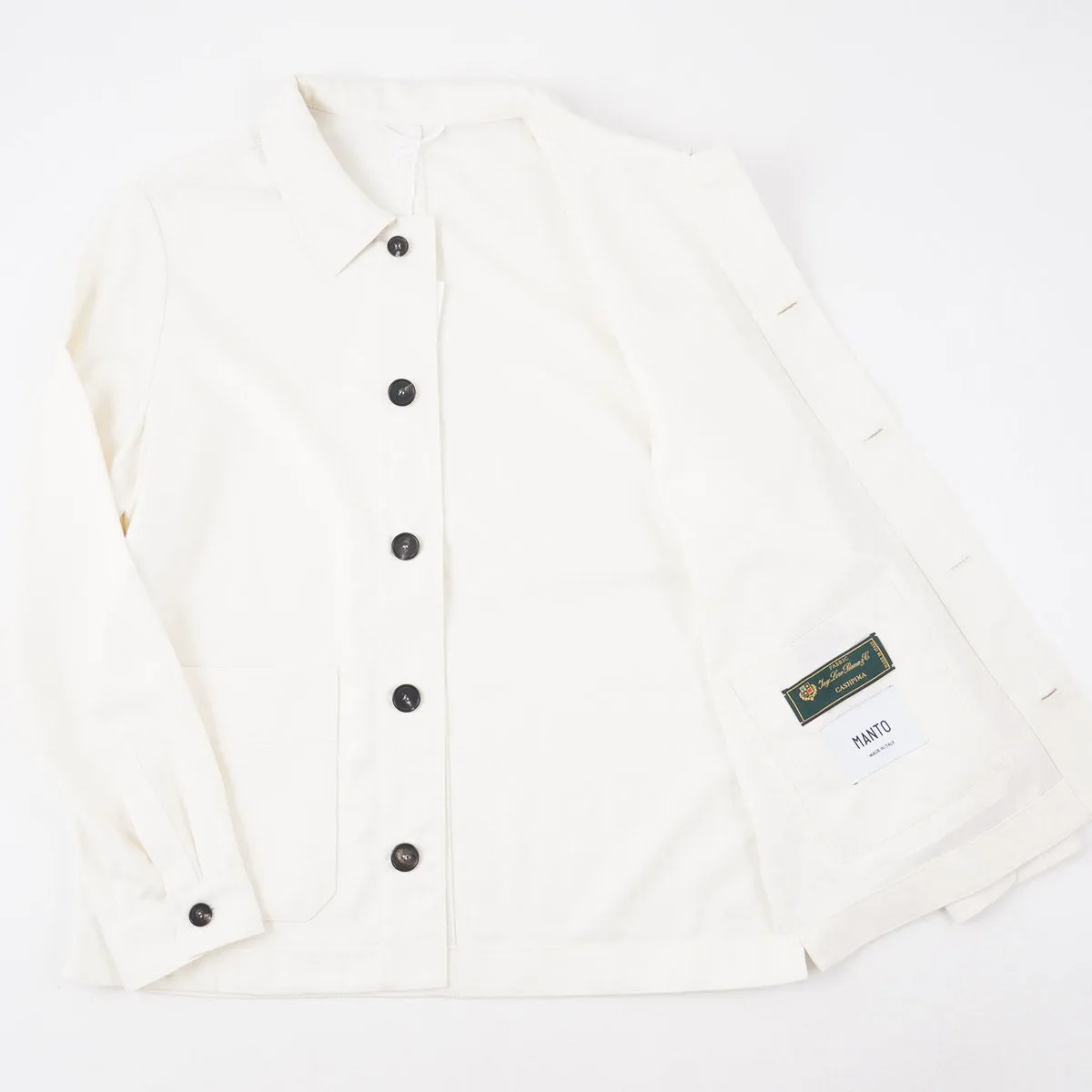 Manto Cotton-Cashmere-Silk Chore Jacket