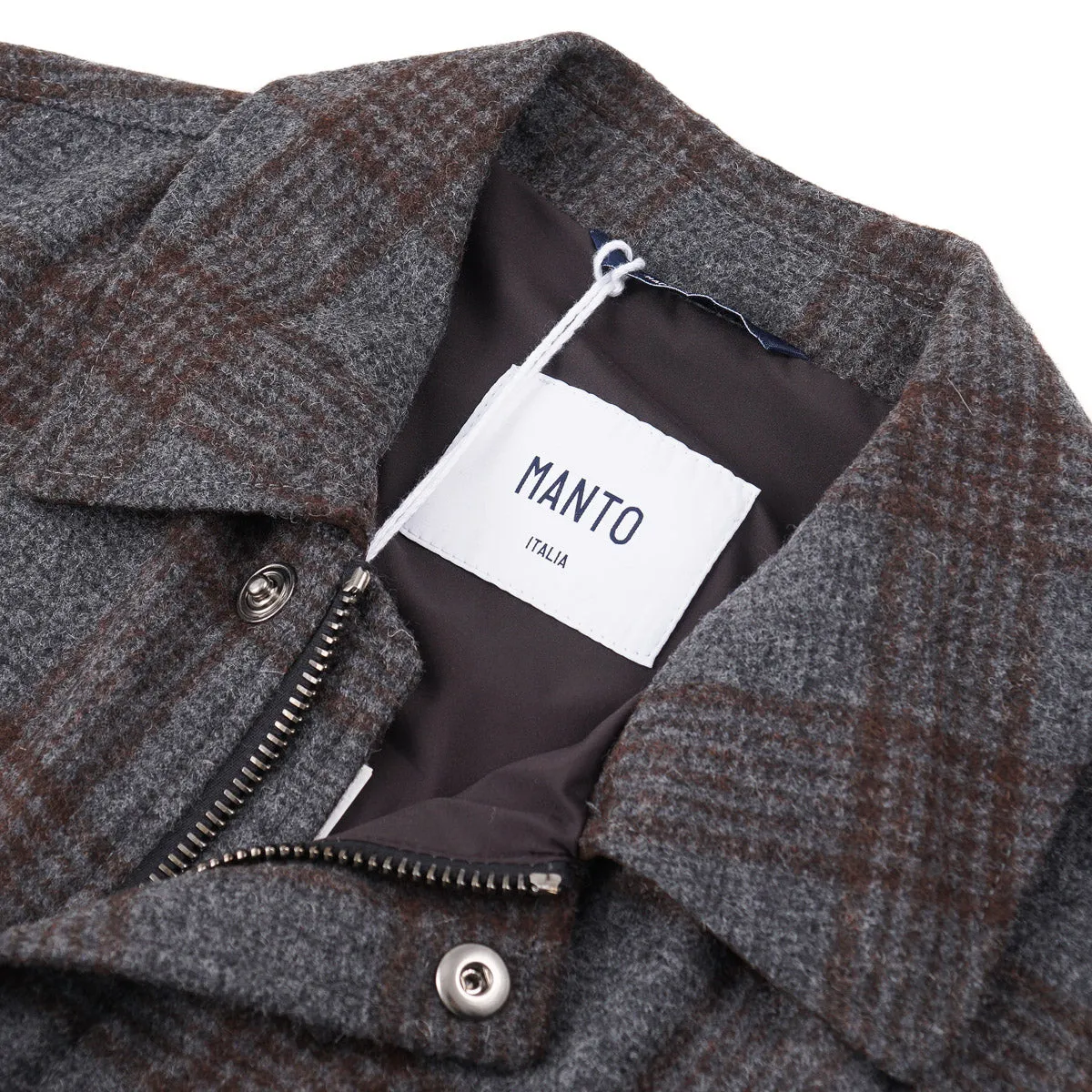Manto Flannel Cashmere-Alpaca Jacket