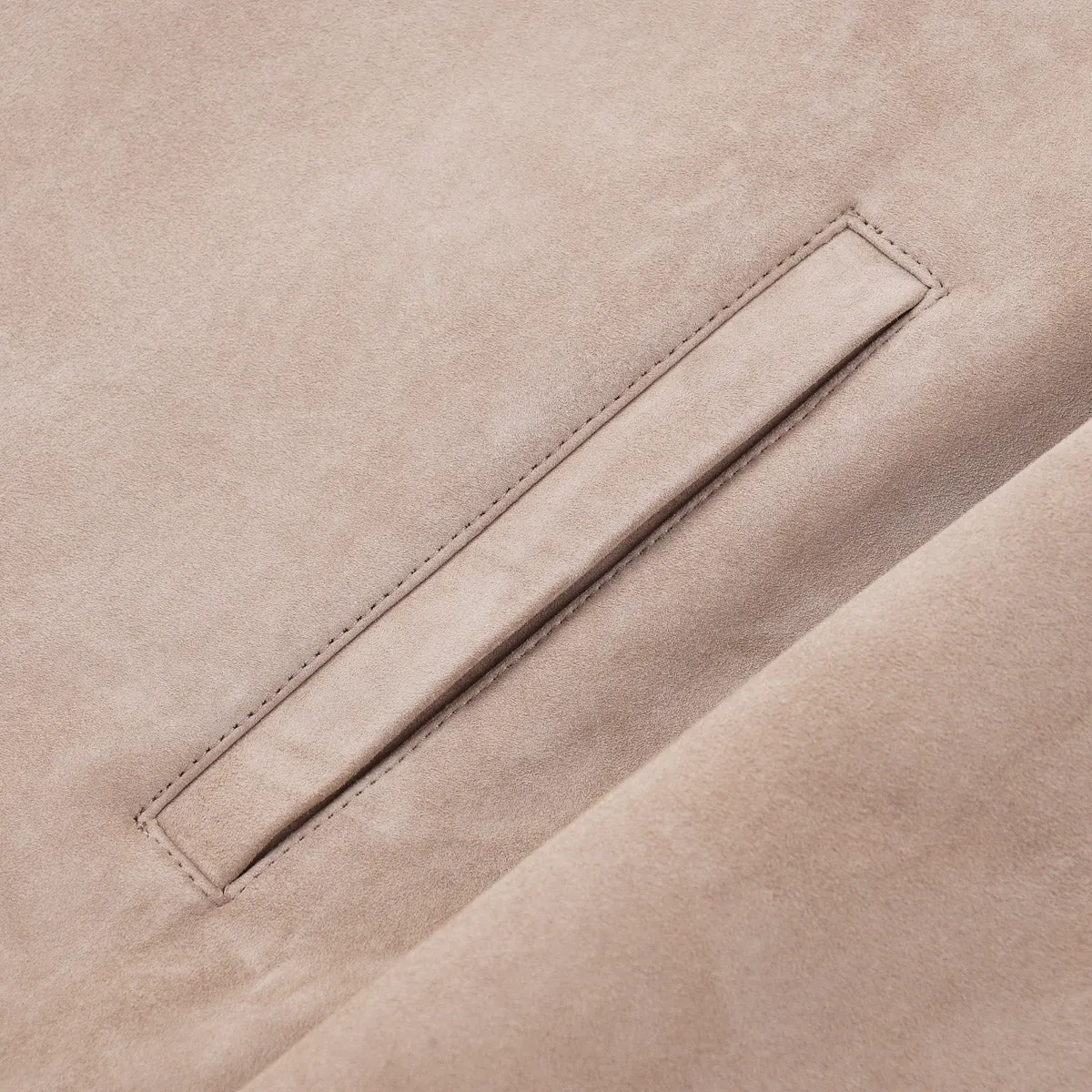 Maurizio Baldassari Cashmere-Lined Suede Jacket