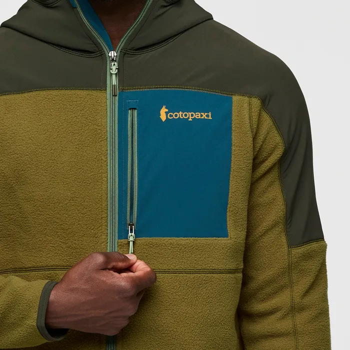Men's Abrazo Hooded Full-Zip Fleece Jacket - Woods/Live Oak